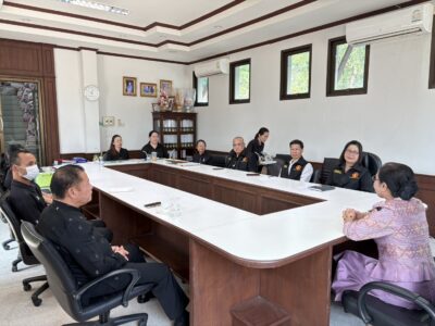 01-04-2569 สตง.กาฬสินธุ์ เข้าประชุมปิดตรวจรายงานการเงินสำนักงานเหล่ากาชาดจังหวัดกาฬสินธุ์ ประจำปีงบประมาณ 2568